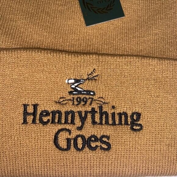 FIELD GRADE Hennything Goes Beanie. Wheat - Picture 3 of 11